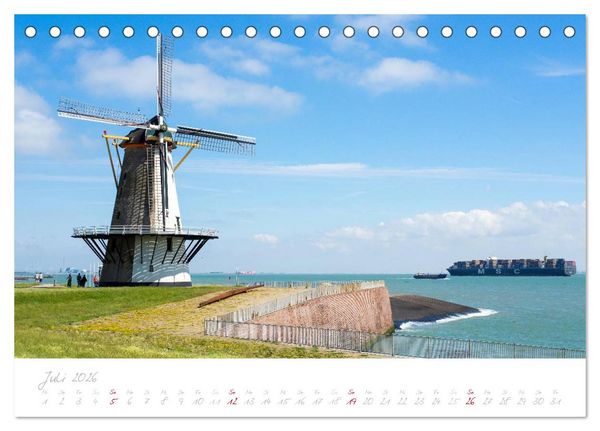 Produktbild: Zeeland (Tischkalender 2026 DIN A5 quer), CALVENDO Monatskalender
