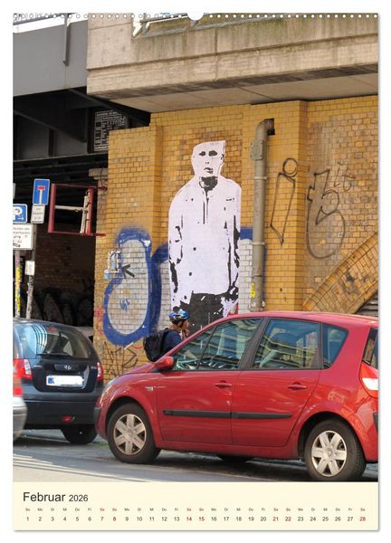 Produktbild: Berlin StreetArt Classics (Wandkalender 2026 DIN A2 hoch), CALVENDO Monatskalender