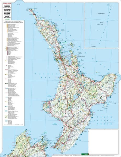 Produktbild: freytag & berndt Stra&szlig;enkarte Neuseeland 1:700.000