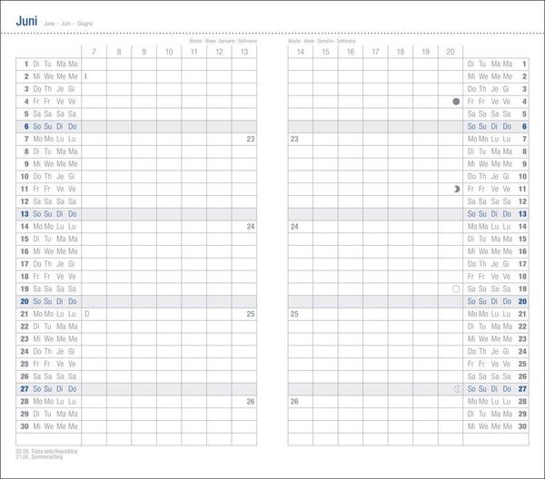 Produktbild: Monats-Taschenkalender, schwarz 2027