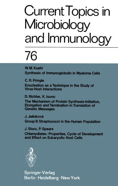 Produktbild: Current Topics in Microbiology and Immunology