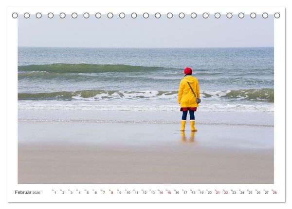 Produktbild: Buntes und bl&uuml;hendes Borkum (Tischkalender 2026 DIN A5 quer), CALVENDO Monatskalender