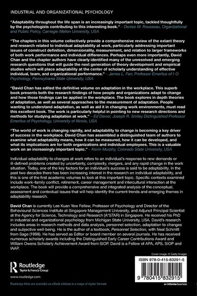 Produktbild: Individual Adaptability to Changes at Work