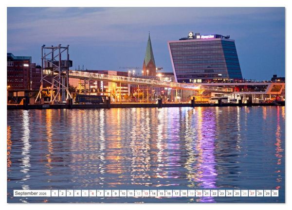 Produktbild: Schleswig Holstein - Landeshauptstadt Kiel (Wandkalender 2026 DIN A2 quer), CALVENDO Monatskalender