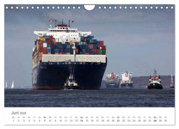 Produktbild: Faszination Schifffahrt &ndash; An Bord um die Welt (Wandkalender 2026 DIN A4 quer), CALVENDO Monatskalender