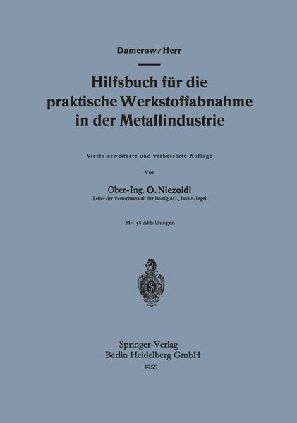 Produktbild: Hilfsbuch f&uuml;r die praktische Werkstoffabnahme in der Metallindustrie