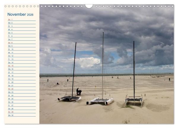 Produktbild: Urlaub auf Borkum (Wandkalender 2026 DIN A3 quer), CALVENDO Monatskalender