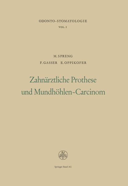 Produktbild: Zahn&auml;rztliche Prothese und Mundh&ouml;hlen-Carcinom