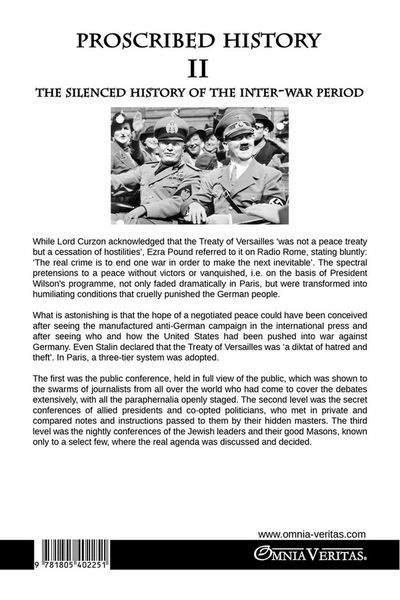 Produktbild: Proscribed History II - The silenced history of the inter-war period