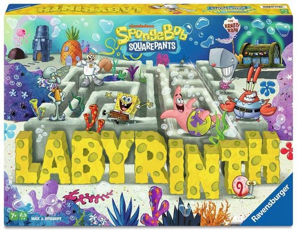 Produktbild: SpongeBob Labyrinth - Gesellschaftsspiel & Brettspiel ab 7 Jahre