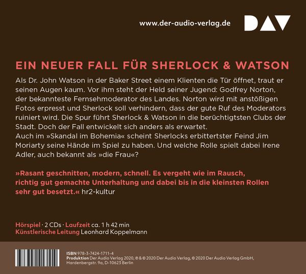 Sherlock & Watson – Neues aus der Baker Street: Skandal im Bohemia (Fall 7)