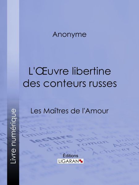 Produktbild: L'Oeuvre libertine des conteurs russes