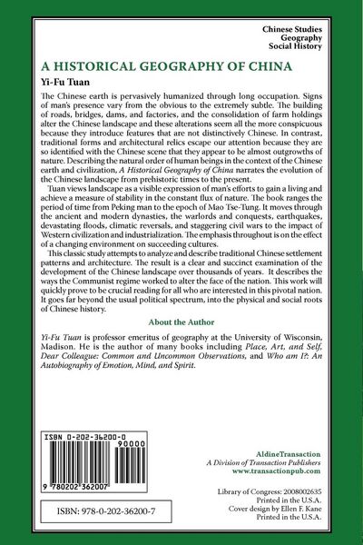Produktbild: A Historical Geography of China