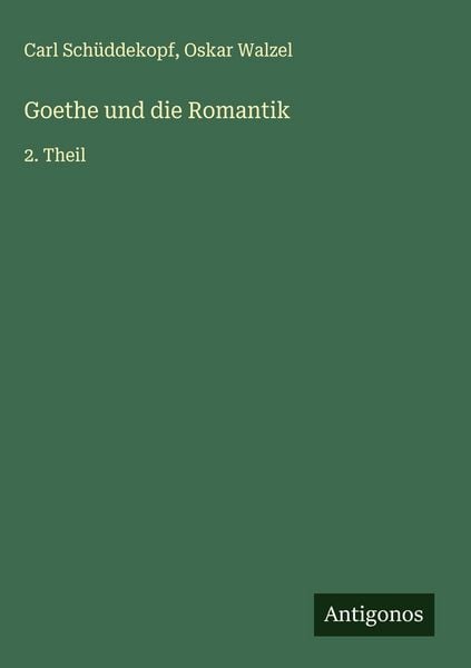 Produktbild: Goethe und die Romantik