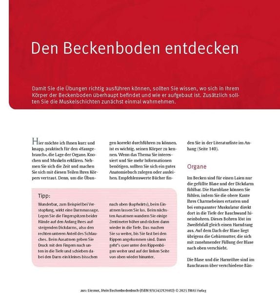 Produktbild: Mein Beckenbodenbuch
