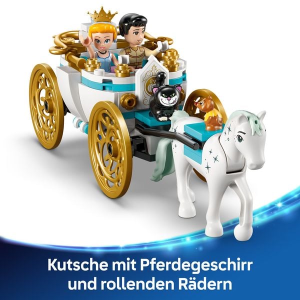 LEGO ǀ Disney Princess Cinderellas Schloss und Pferdekutsche Set 43275