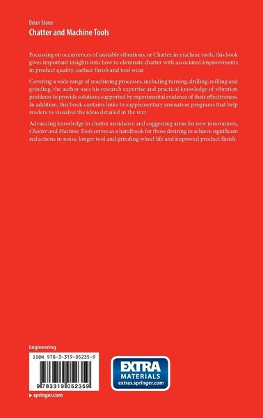 Produktbild: Chatter and Machine Tools