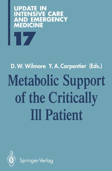 Produktbild: Metabolic Support of the Critically Ill Patient