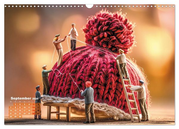 Produktbild: Miniatur - Atelier (Wandkalender 2026 DIN A3 quer), CALVENDO Monatskalender