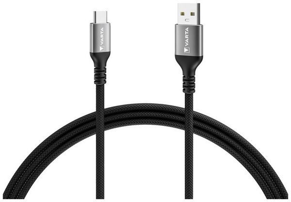 Produktbild: Varta USB-Kabel USB-A Stecker, USB-C&reg; Stecker 2.00 m 57935101111