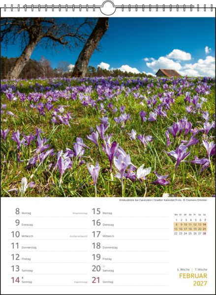 Produktbild: Zwei-Wochenplaner Schwarzwald 2027