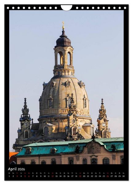 Produktbild: Frauenkirche Dresden (Wandkalender 2026 DIN A4 hoch), CALVENDO Monatskalender