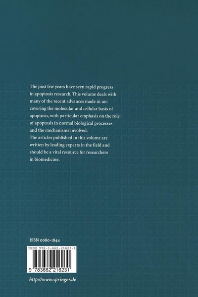Produktbild: Apoptosis: Biology and Mechanisms