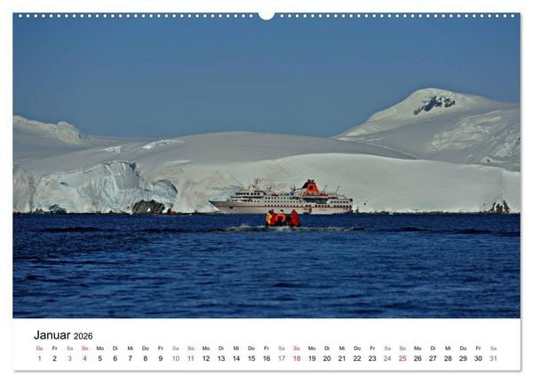 Produktbild: Expeditions-Kreuzfahrten MS BREMEN und MS HANSEATIC (Wandkalender 2026 DIN A2 quer), CALVENDO Monatskalender