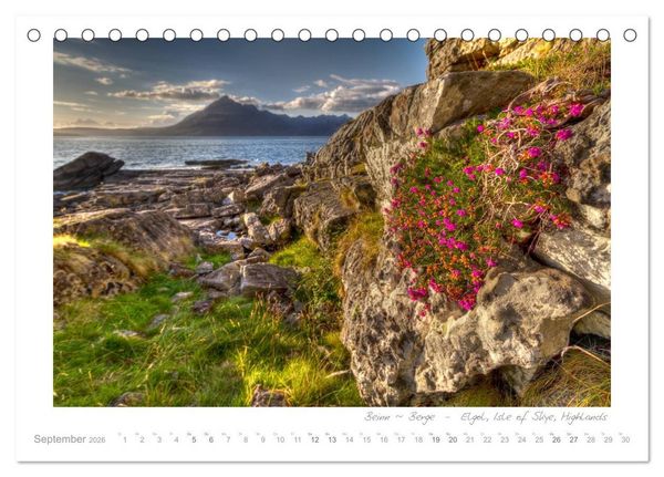 Produktbild: Sehnsucht Schottland (Tischkalender 2026 DIN A5 quer), CALVENDO Monatskalender