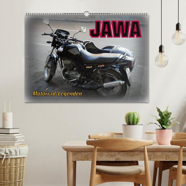 Produktbild: Motorrad-Legenden: JAWA (Wandkalender 2026 DIN A2 quer), CALVENDO Monatskalender