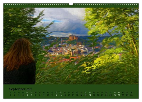 Produktbild: Malerisches Marburg (Wandkalender 2026 DIN A2 quer), CALVENDO Monatskalender