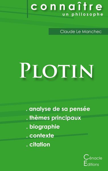 Produktbild: Comprendre Plotin (analyse compl&egrave;te de sa pens&eacute;e)