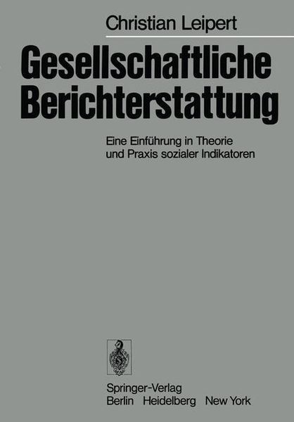 Produktbild: Gesellschaftliche Berichterstattung