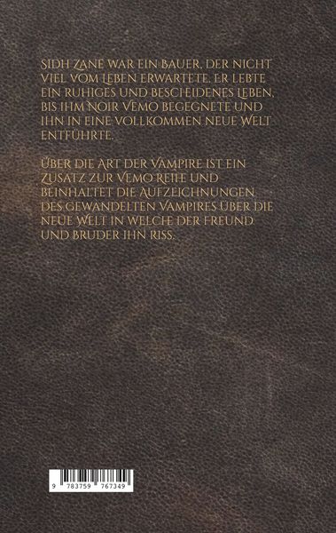 Produktbild: &Uuml;ber die Art der Vampire