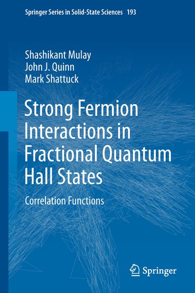 Produktbild: Strong Fermion Interactions in Fractional Quantum Hall States