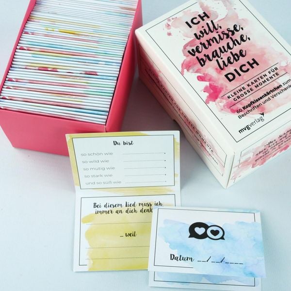 Produktbild: Ich will, vermisse, liebe, brauche dich