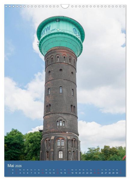 Produktbild: Wassert&uuml;rme im Ruhrgebiet (Wandkalender 2026 DIN A3 hoch), CALVENDO Monatskalender