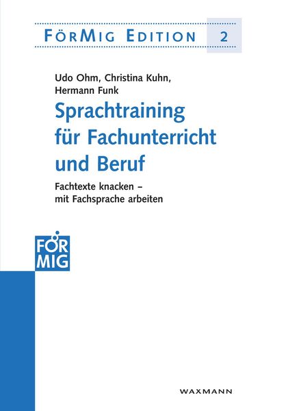 Produktbild: Sprachtraining f&uuml;r Fachunterricht und Beruf