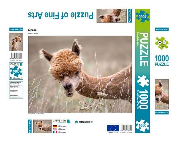 Produktbild: CALVENDO Puzzle Alpaka, Remigen | 1000 Teile Lege-Gr&ouml;&szlig;e 64x48cm Foto-Puzzle f&uuml;r gl&uuml;ckliche Stunden