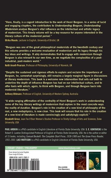Produktbild: Understanding Bergson, Understanding Modernism
