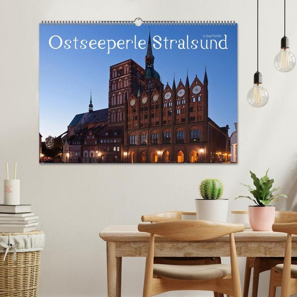 Produktbild: Ostseeperle Stralsund (Wandkalender 2026 DIN A2 quer), CALVENDO Monatskalender