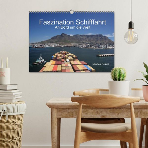 Produktbild: Faszination Schifffahrt &ndash; An Bord um die Welt (Wandkalender 2026 DIN A3 quer), CALVENDO Monatskalender