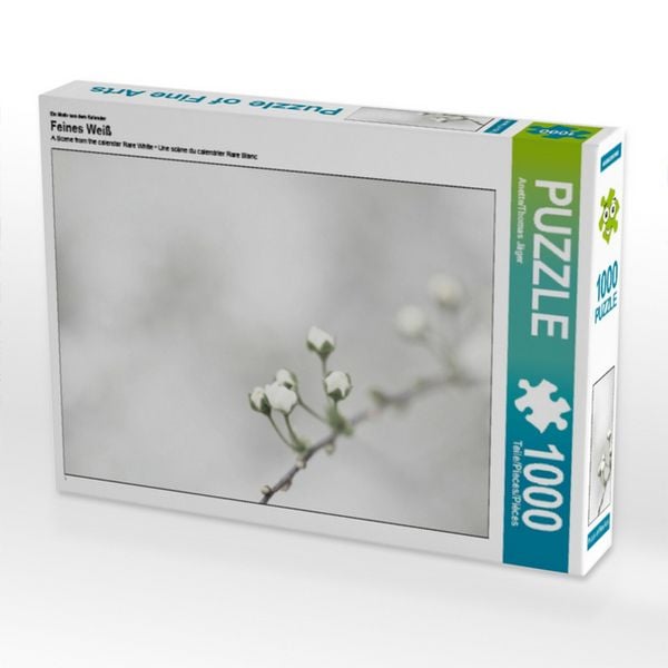 CALVENDO Puzzle Ein Motiv aus dem Kalender Feines Weiß | 1000 Teile Lege-Größe 64x48cm Foto-Puzzle für glückliche Stunden