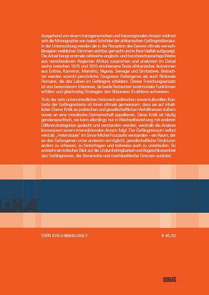 Produktbild: Das Gef&auml;ngnis schreiben