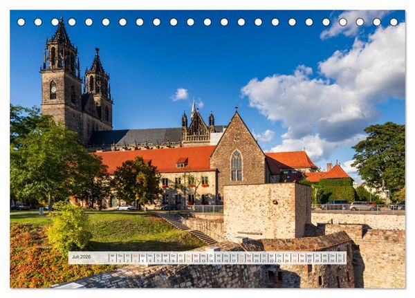 Produktbild: Sch&ouml;nes Magdeburg (Tischkalender 2026 DIN A5 quer), CALVENDO Monatskalender