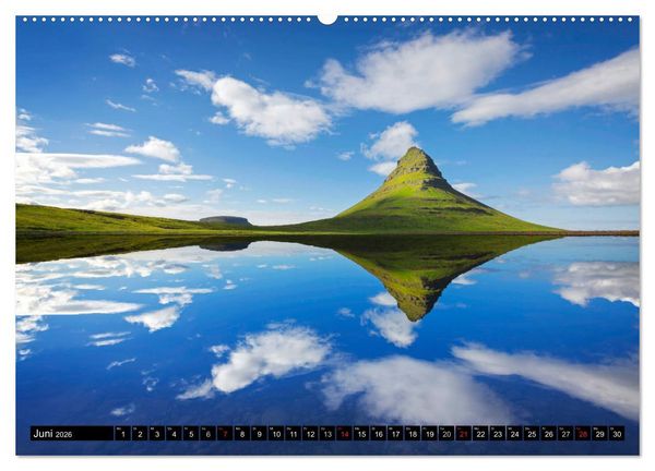 Produktbild: ISLAND 2026 - Faszinierende Landschaften (hochwertiger Premium Wandkalender 2026 DIN A2 quer), Kunstdruck in Hochglanz