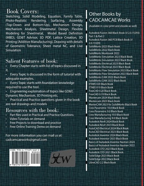 Produktbild: Creo Parametric 10.0 Black Book