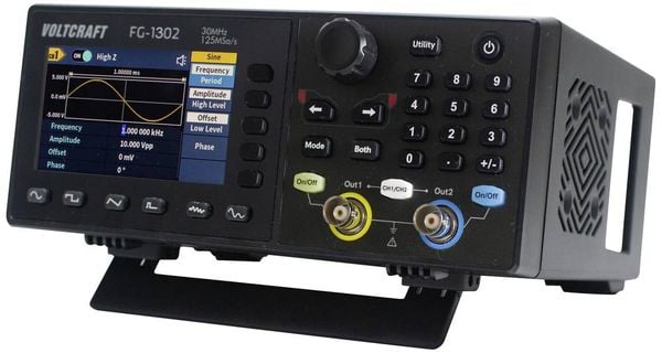 Produktbild: VOLTCRAFT FG-1302 Funktionsgenerator netzbetrieben 1 &micro;Hz - 30MHz 2-Kanal Arbitr&auml;r