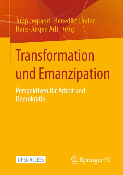 Produktbild: Transformation und Emanzipation