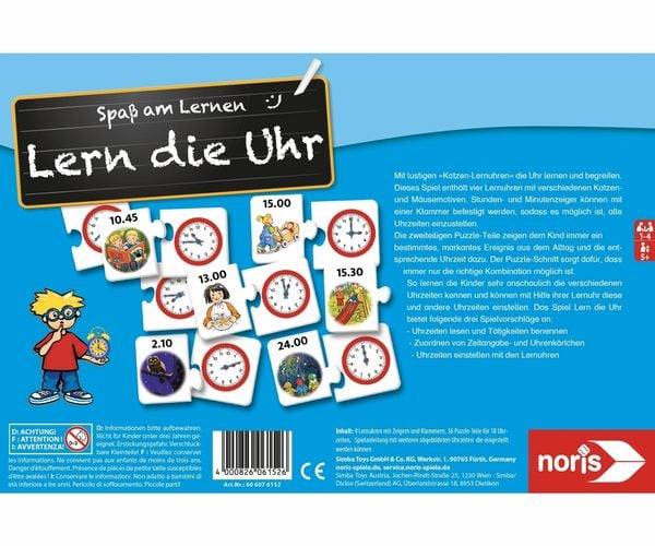 Lernspiele Uhrzeit Die Uhr Lernen App Lern Die Uhr Kaufen